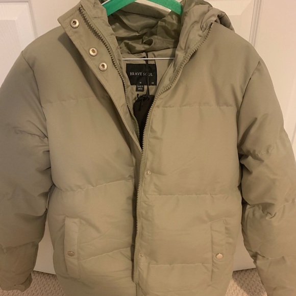 BNWT ASOS Brave Soul Puffer - Picture 2 of 4